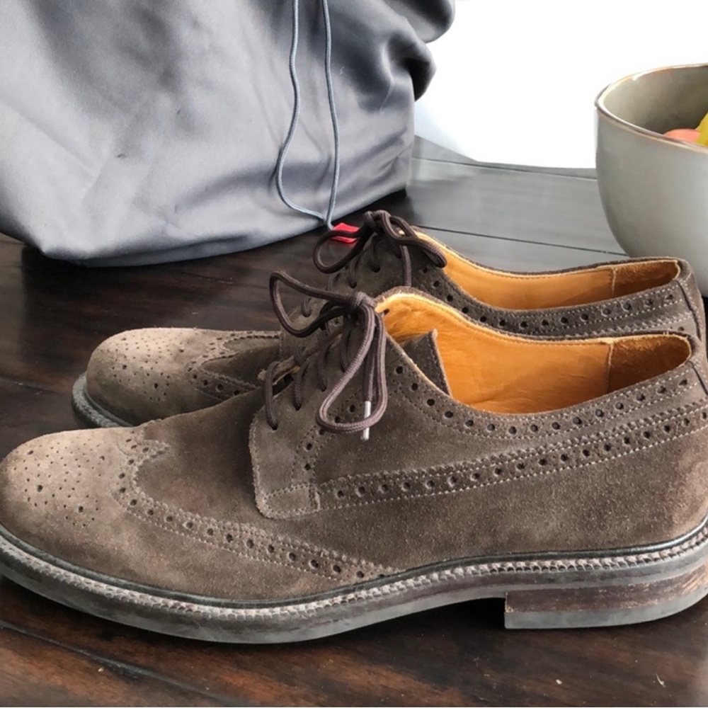 J. Crew Suede Derby Shoes